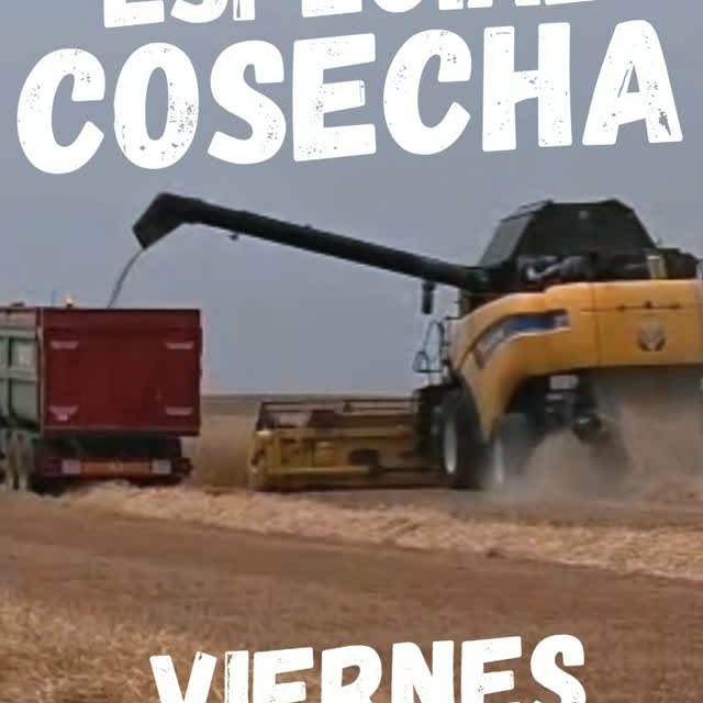 🌾 La cosecha tiene su programa.

Este viernes...